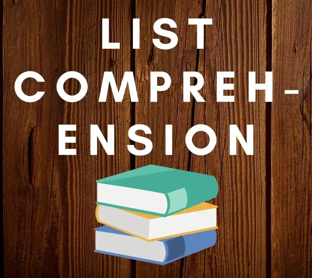 list comprehension in python