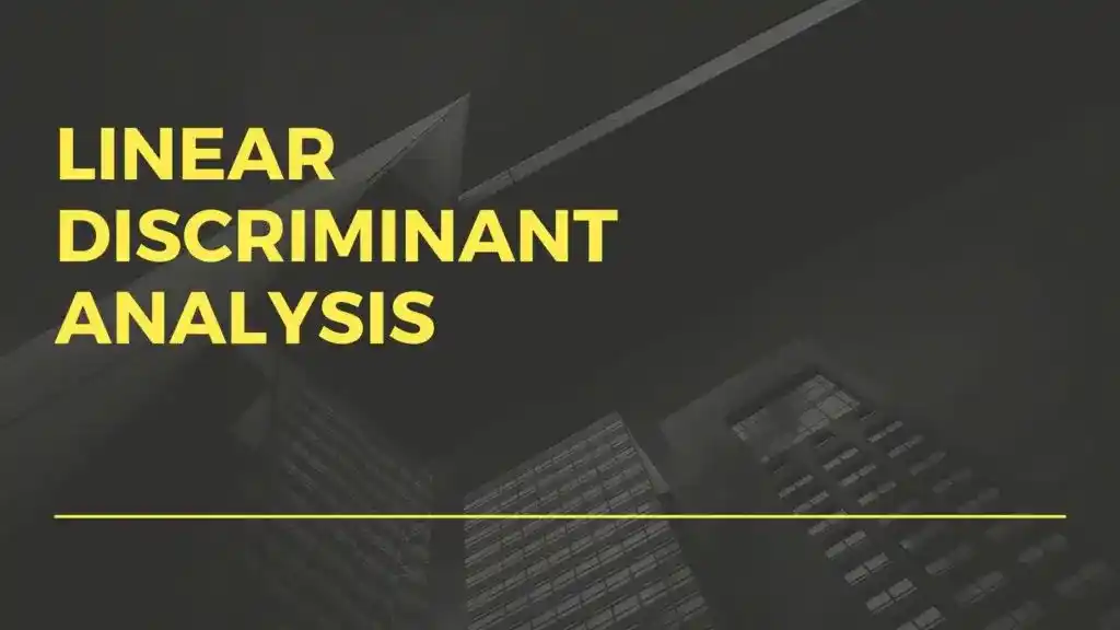 Linear discriminant analysis python