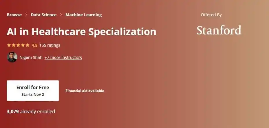 Best Artificial Intelligence Courses for Healthcare