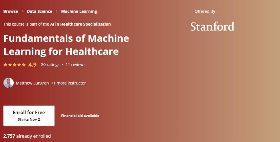 AI for healthcare