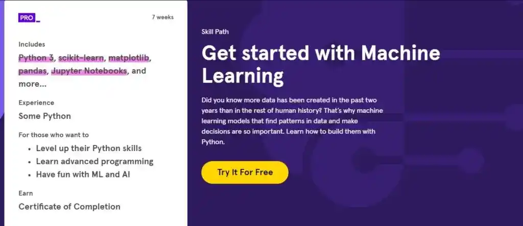 best online courses on machine learning