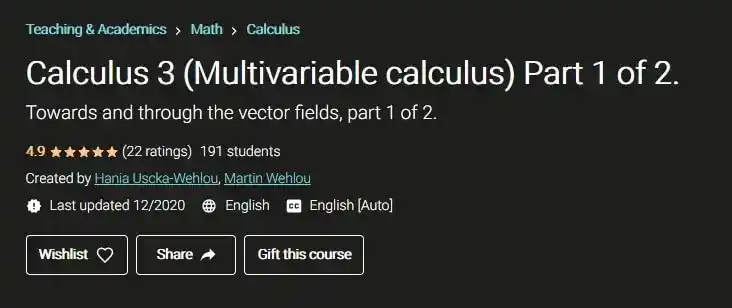 Best Calculus Courses Online for Machine Learning