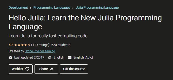 Best Julia Programming Language Courses & Tutorials in 2021