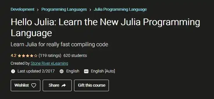 Best Julia Programming Language Courses & Tutorials in 2021