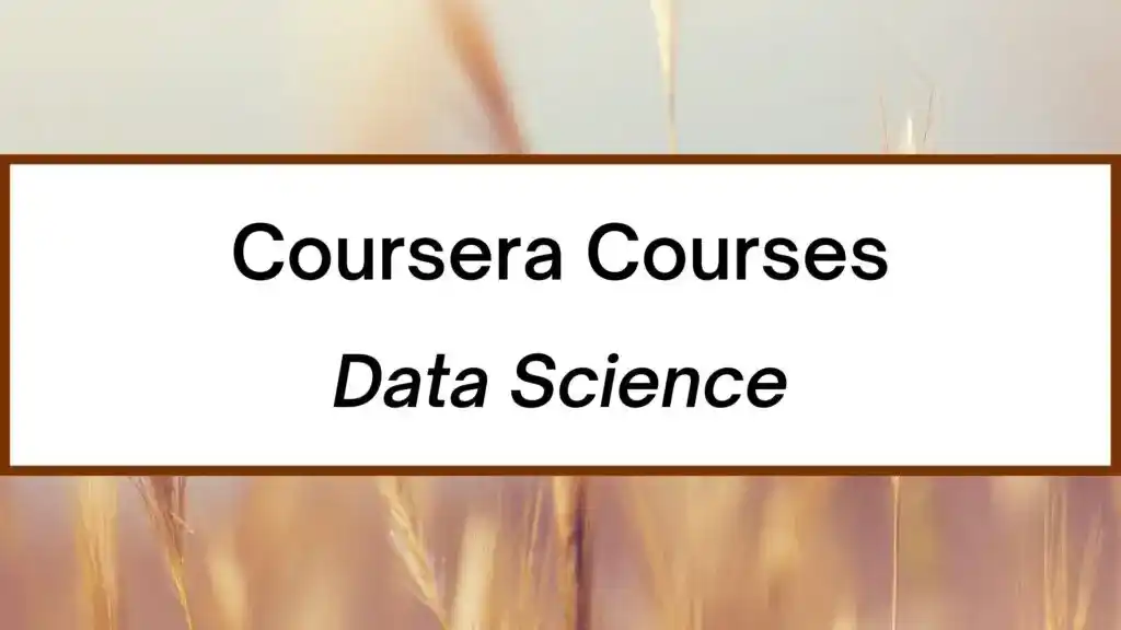 best coursera courses for data science
