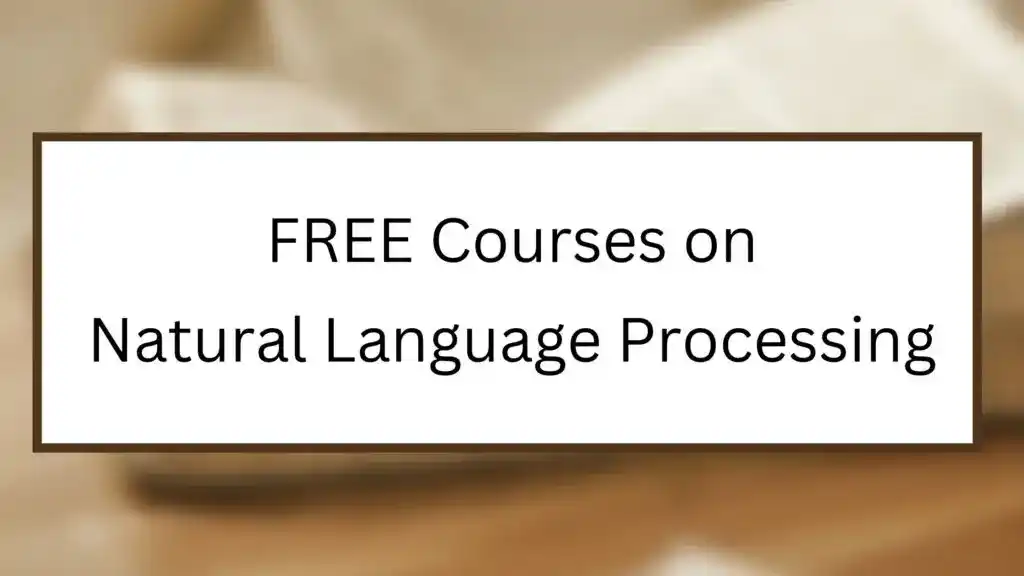 Best NLP Courses Online Free