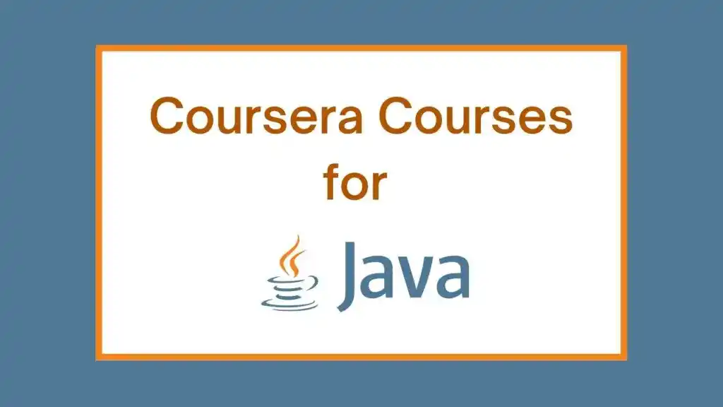 Best Java Courses on Coursera