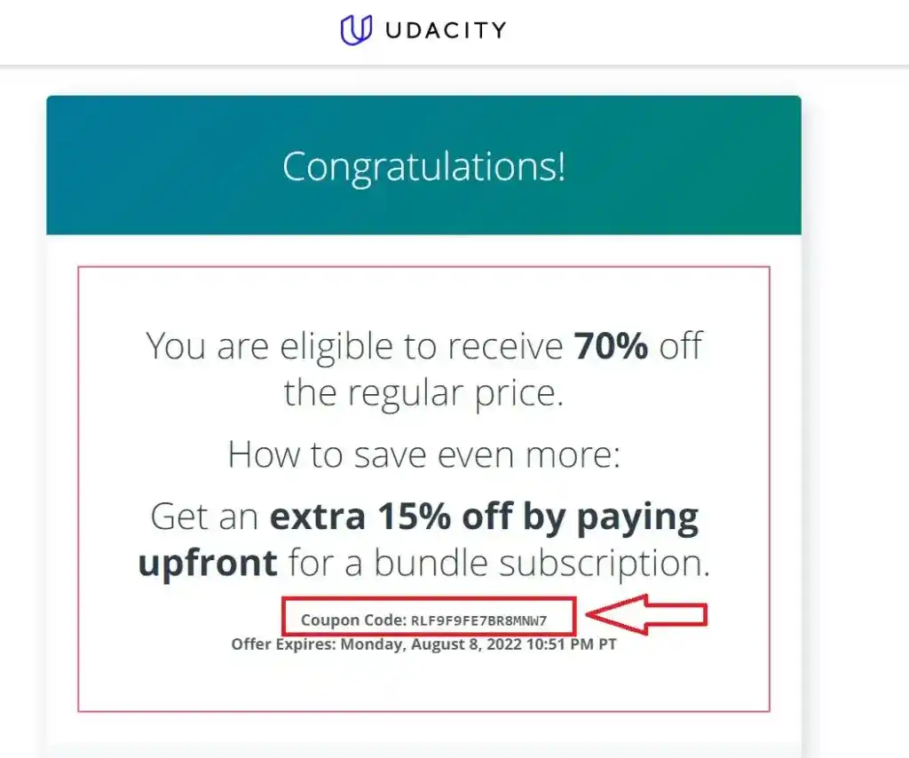 Udacity Discount
