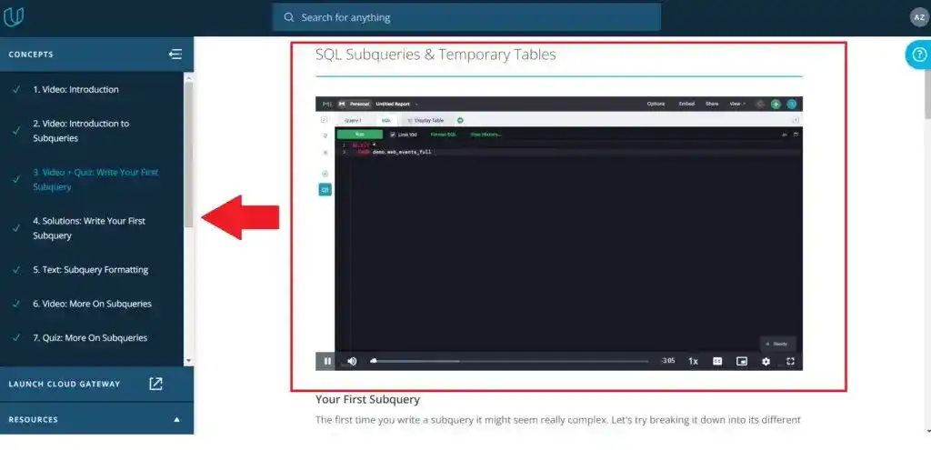 Udacity SQL Nanodegree Review