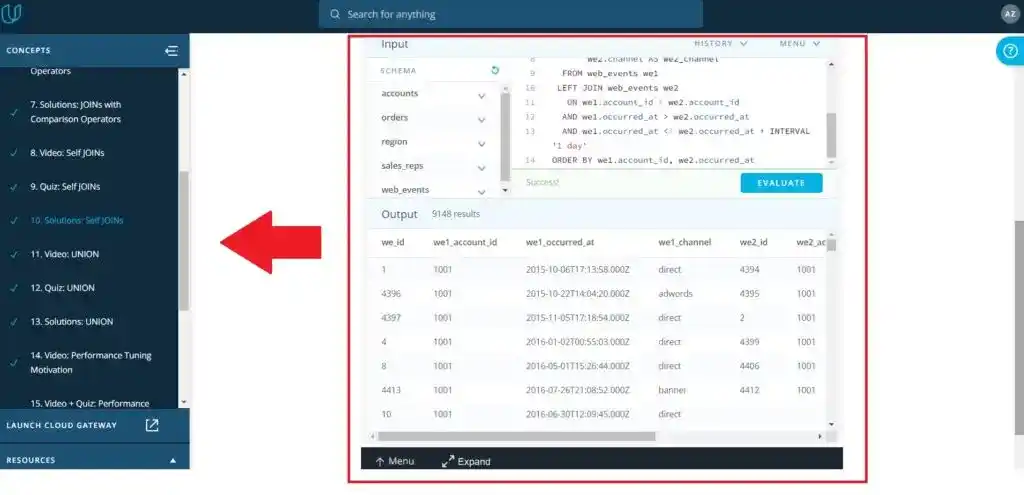 Udacity SQL Nanodegree Review